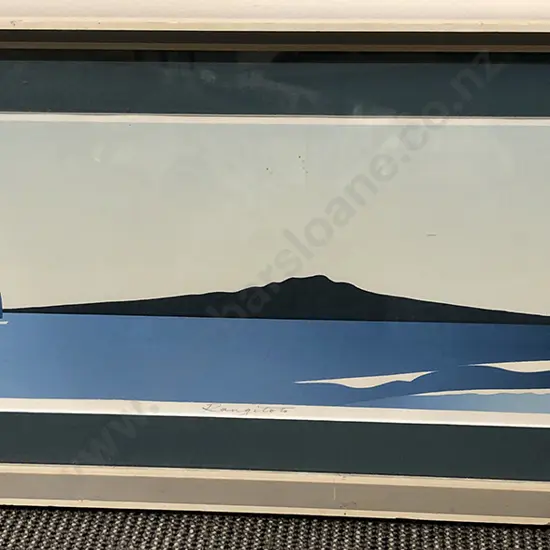 Robert Mitchener "Rangitoto' ltd ed print 50/80