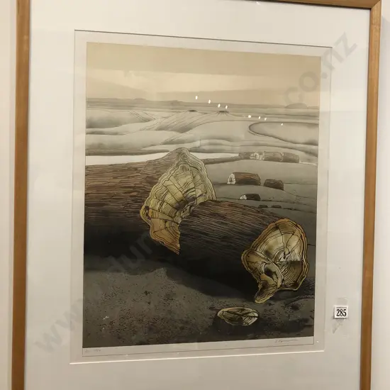 Ltd Ed Print Logging Scene