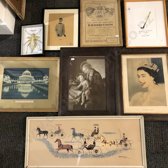 Quantity of Framed Works (8)