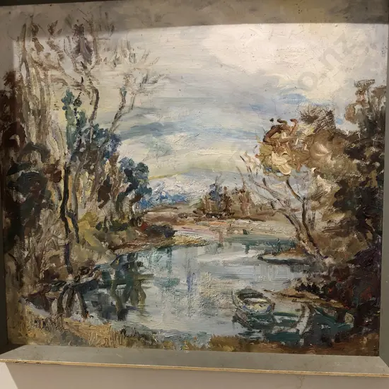 Mabel Still 'Idyll' oil on board