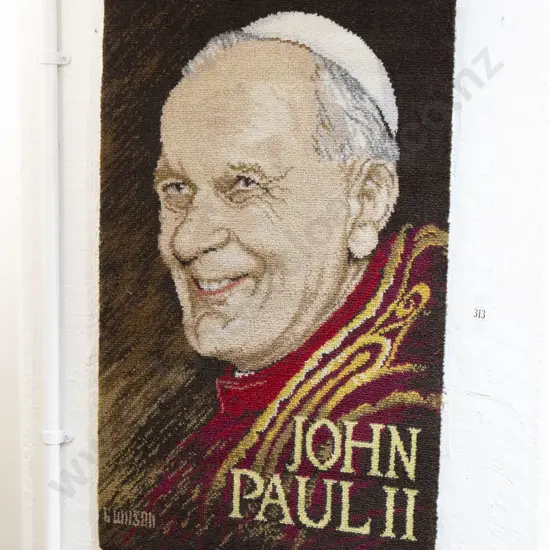 Wall Hanging of Pope John Paul II