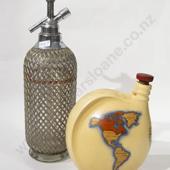 Soda Syphon and Royal Commemorative Decanter