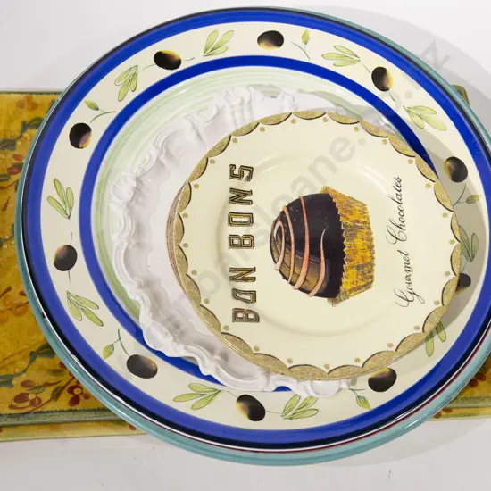 Quantity of Assorted Platters and Serving Plates