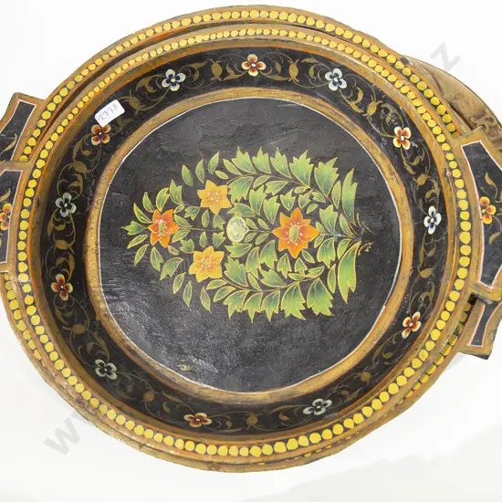 Two Wooden Decorative Bowls and Breadboard