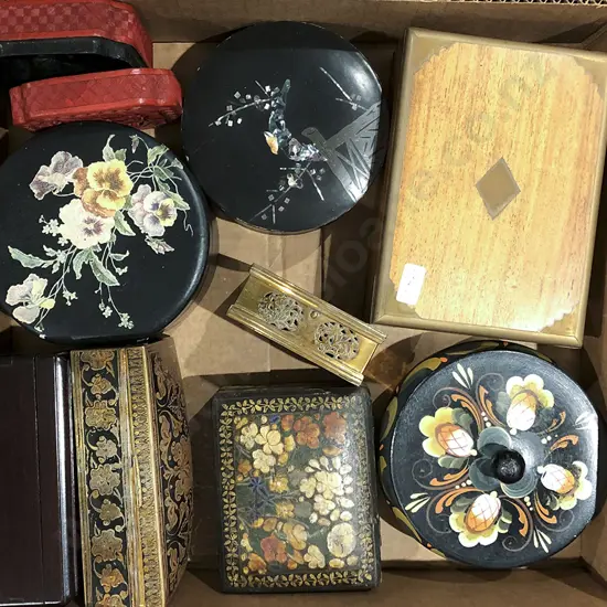 Assorted Jewellery and Ceramic Trinket Boxes