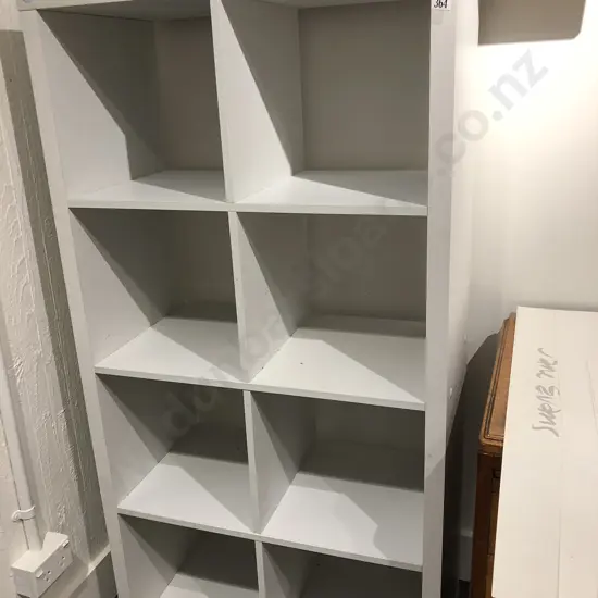 Modern White Shelving Unit