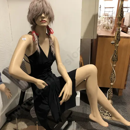 Seated Shop Display Mannequin