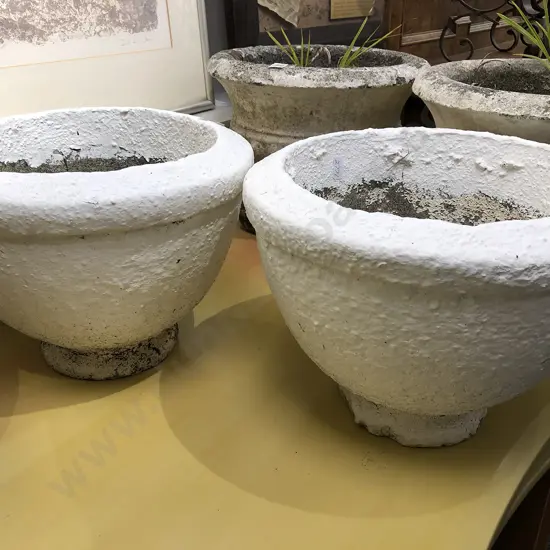 Pair of Concrete Planters