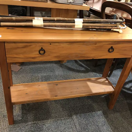 Rimu Hall Table With Drawer