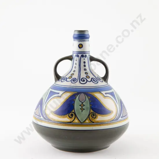 Gouda Two Handled Onion Shaped Vase