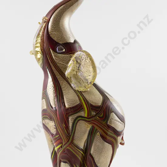 Murano "Elefante" Glass Sculpture By E Cammozzo