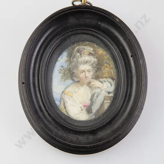 After Jean Etienne Liotard Miniature Portrait of The Countess Of Cork