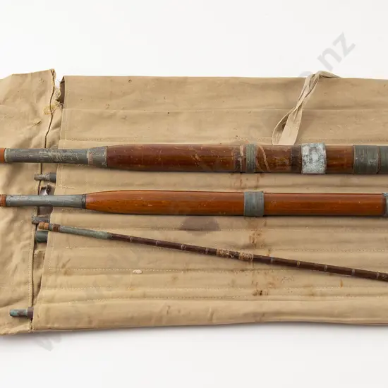 Vintage Milwards "The Holland" Travellers Greenheart Fly Rod