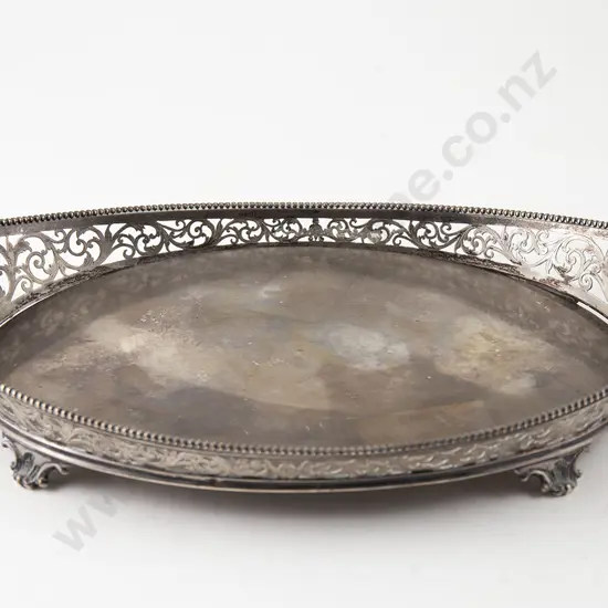 Dutch Silver Two Handled Table Bowl