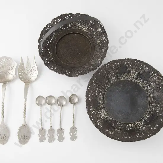 Small .800 Eastern Silver Circular bowl