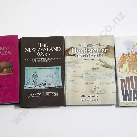 Four Historical Reference Volumes Including NZ/Maori Wars