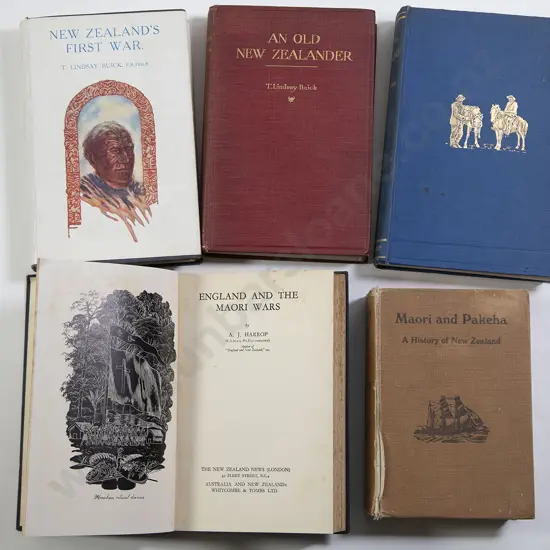 Five NZ/maori Historical Volumes