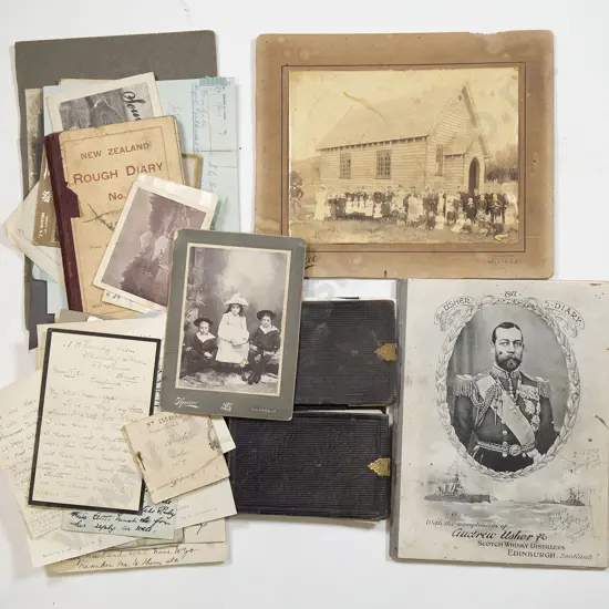 Interesting Collection Of Chiefly Early Nelson Related Photographs & Ephemera