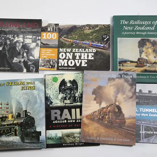 Seven Books On NZ Railways