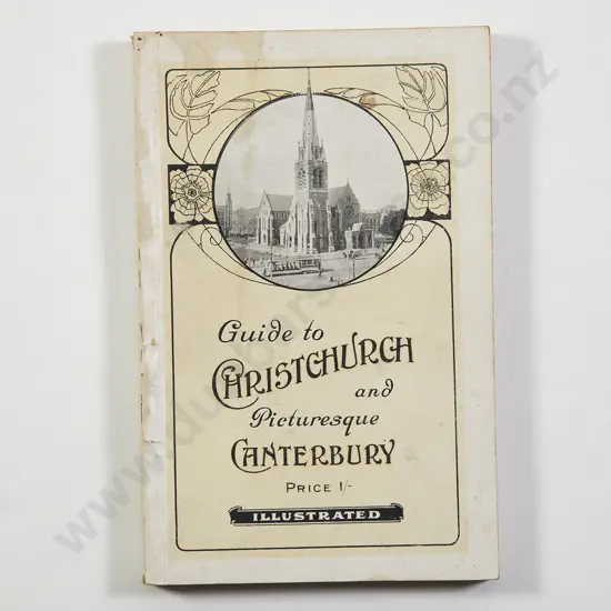(-) Guide to Christchurch and Picturesque Canterbury