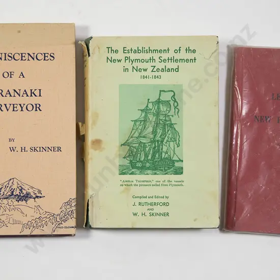 Skinner W H Reminiscences Of A Taranaki Surveyor