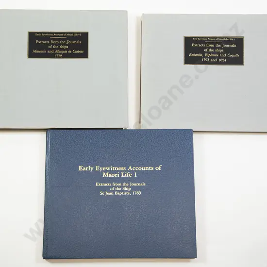 Extracts From Journals Early Eyewitness Accounts of Maori Life 1.2.3,& 4