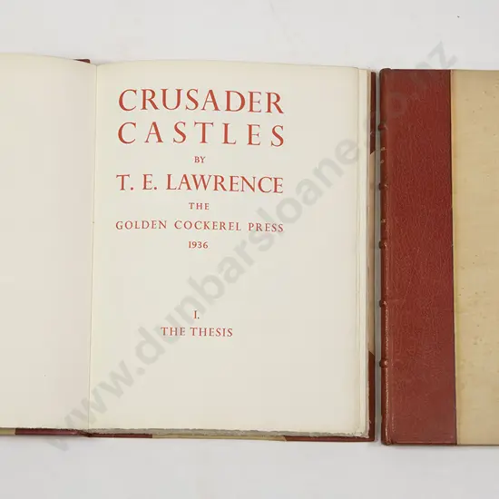 Lawrence T E - Crusader Castles (2 Volumes)
