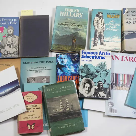 Collection Of Books On Antarctica & Everest
