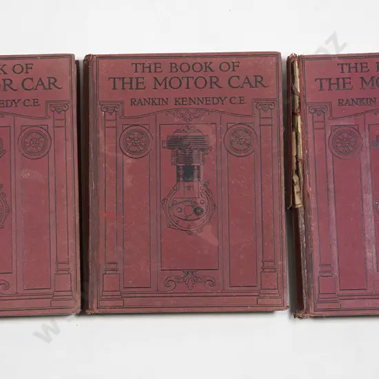 Kennedy Rankin - The Book of The motor Car (3 volumes)