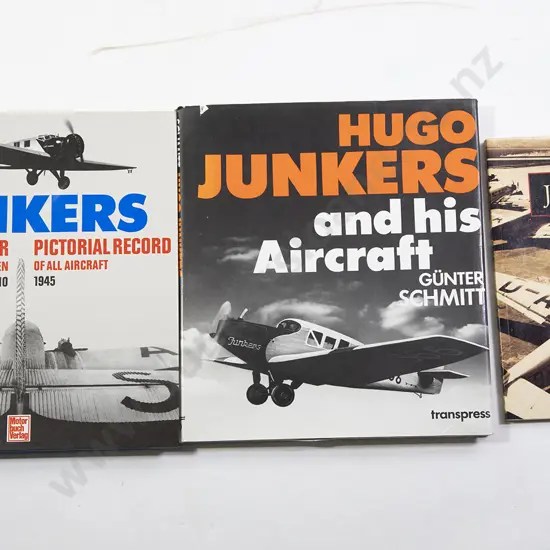 Three Volumes On Junkers Aircraft