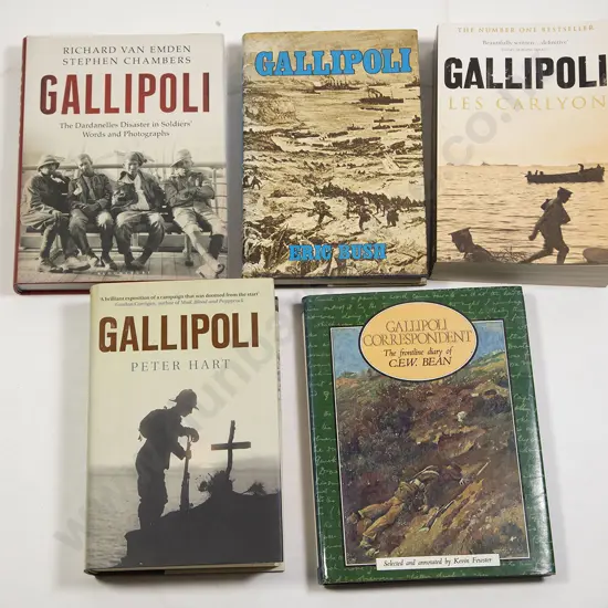 Five Modern Gallipoli Volumes