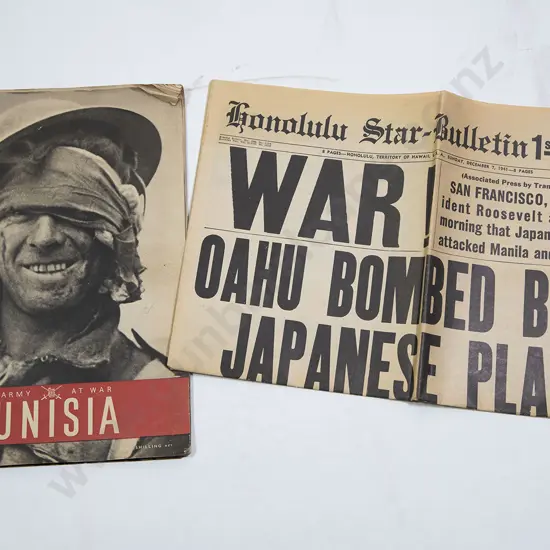 Honolulu Star Bulletin 1st Extra Sunday December 7 - 1941