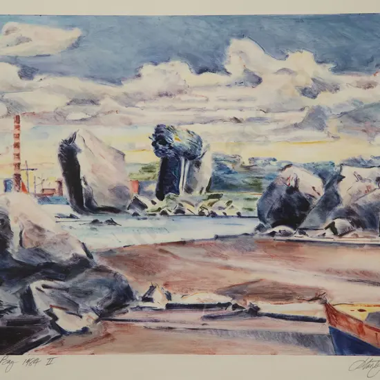 Stanley Palmer - Low Tide - At the Bay 1984 II