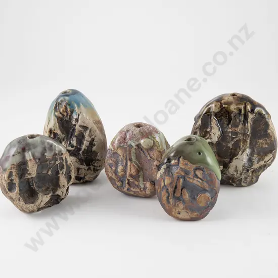 Doreen Blumhardt Five Rock Impression Specimen Vases