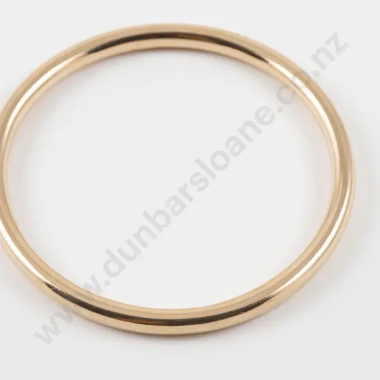 Victorian 15ct Plain Slave Bangle