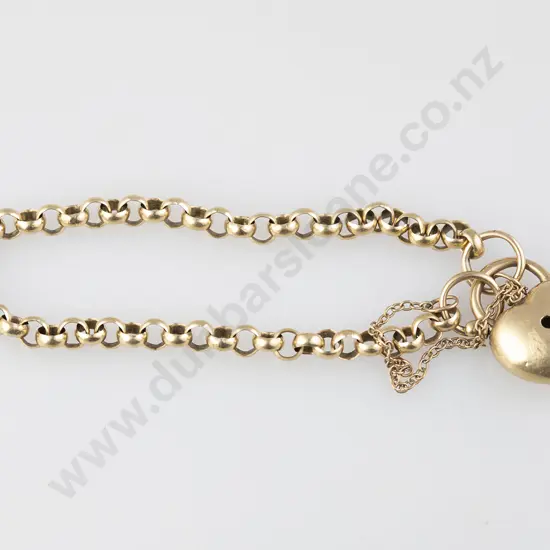 9ct Trace Link Bracelet