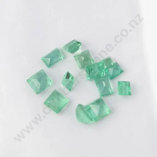 13 Unmounted Emeralds