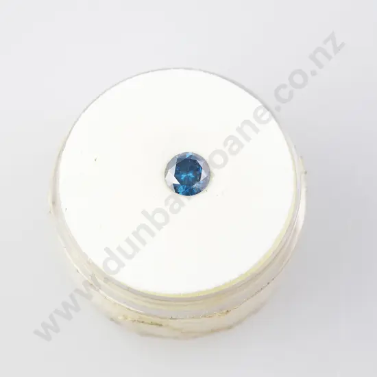 Unmounted Single Irradiated Blue Diamond