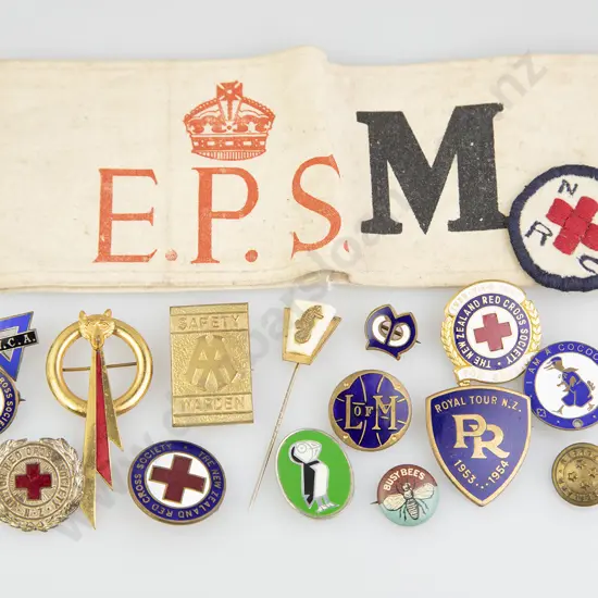 Collection Various Enamelled Badges