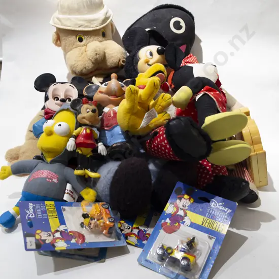 Qty of Mickey Mouse and Other Toys