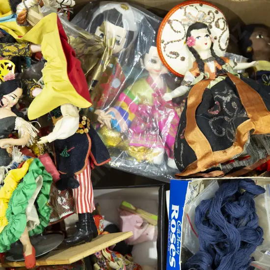 Qty of Costume Dolls