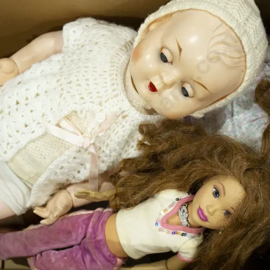 Italian Composition Doll and Others