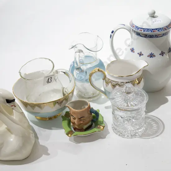 Small Group of Mixed China and Glass