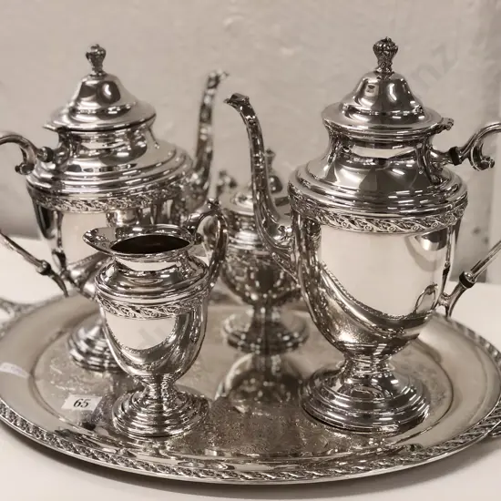 S/P Five Piece Tea and Coffee Service
