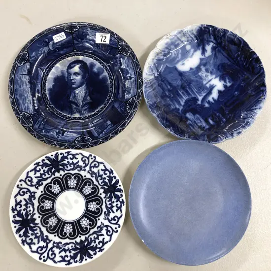 Robert Burns Plate and Three Others