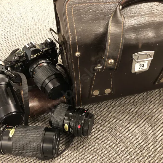 Cannon Camera with Accessories and Bag