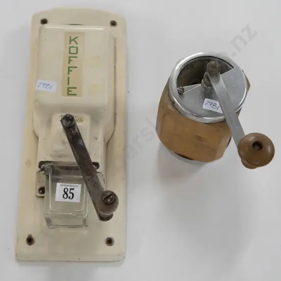 Two Vintage Coffee Grinders