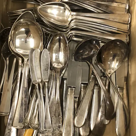 Box of Plated Cutlery