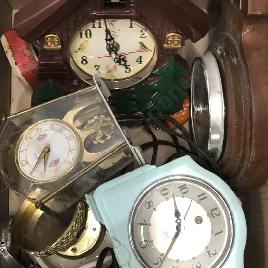 Box With Clocks and Barometer