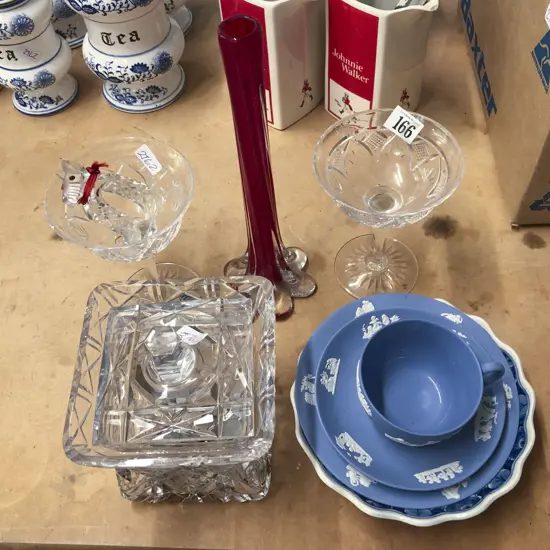 Small Group of Glassware and China